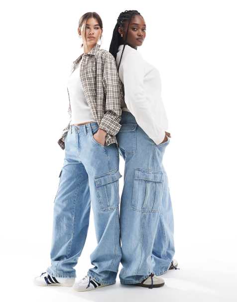Levi's - 94 - Posede cargojeans i lyseblå - view 1
