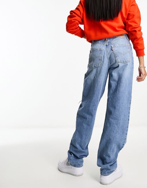Levi's – '94 – Weit geschnittene Jeans in Hellblau mit Abnutzungen, 3 von 5