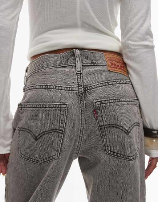 Levi's – 94 – Weit geschnittene Jeans in steingrauer Waschung , 4 von 5