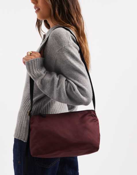 Levi's – Ali – Kleine Schultertasche aus Nylon in kräftigem Rot - view 1