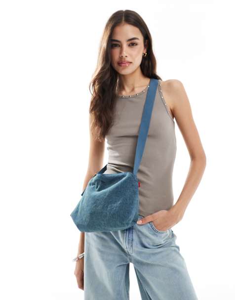 Levi's - Ali - Petit sac porté épaule en denim - Bleu - view 1