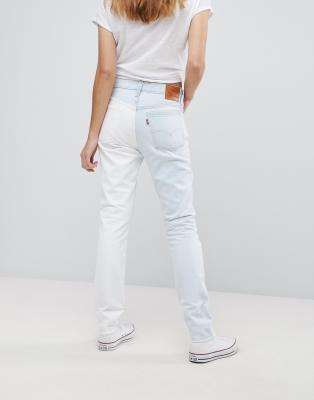 levi's 501 skinny altered jeans