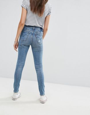 Levi's Altered 721 High Waisted Skinny 