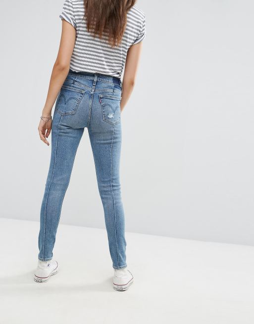 Levi's 721 altered on sale high rise skinny