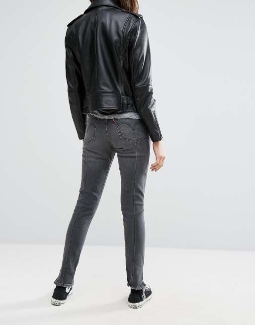 Levi s Altered 721 High Waisted Skinny Jean with Raw Hem