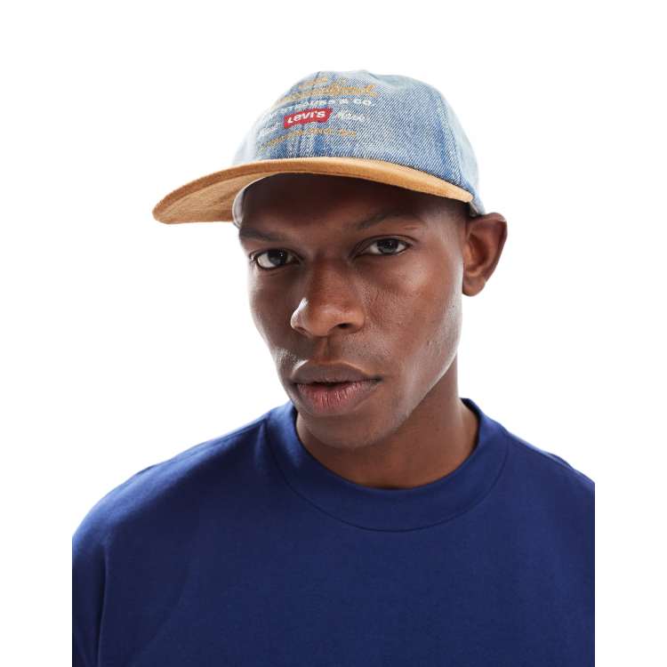 Levi's american legend relaxed dad denim baseball cap in mid wash | ASOS