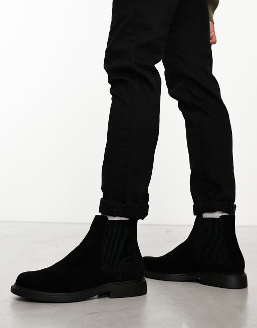 Levi's Amos chelsea boots in black