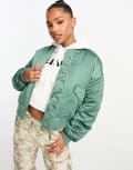 [Levi's] Levi's Andy Techy bomber jacket in green XS GREEN