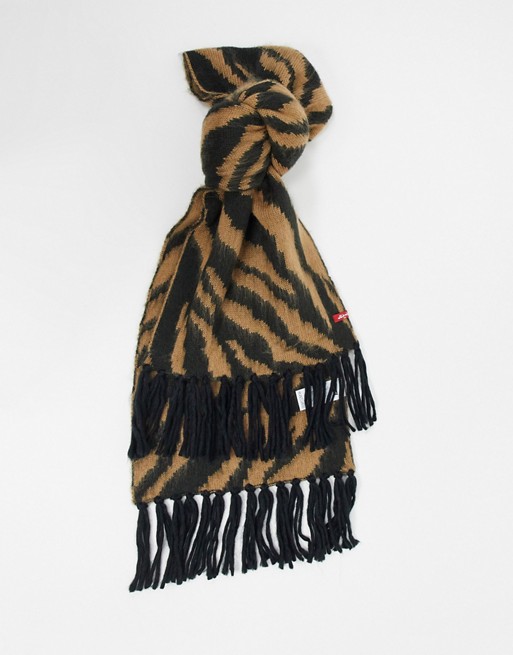Levi's animal print scarf