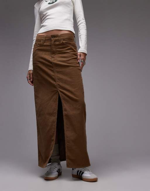 Levi's corduroy skirt hotsell