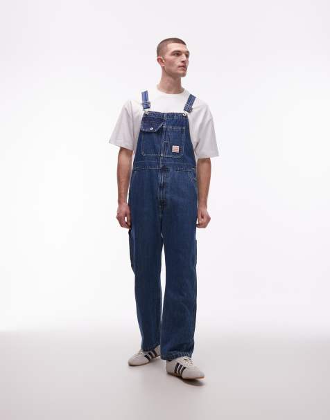 Levi's - Arbejdstøj - Unisex - Blå løstsiddende denim-overalls - view 1