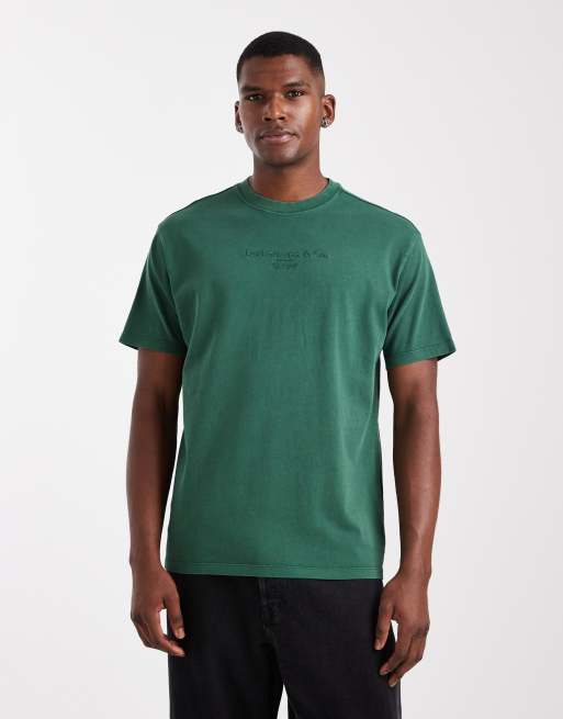 Levi's archive 2 horse logo vintage oversized t-shirt in dark green