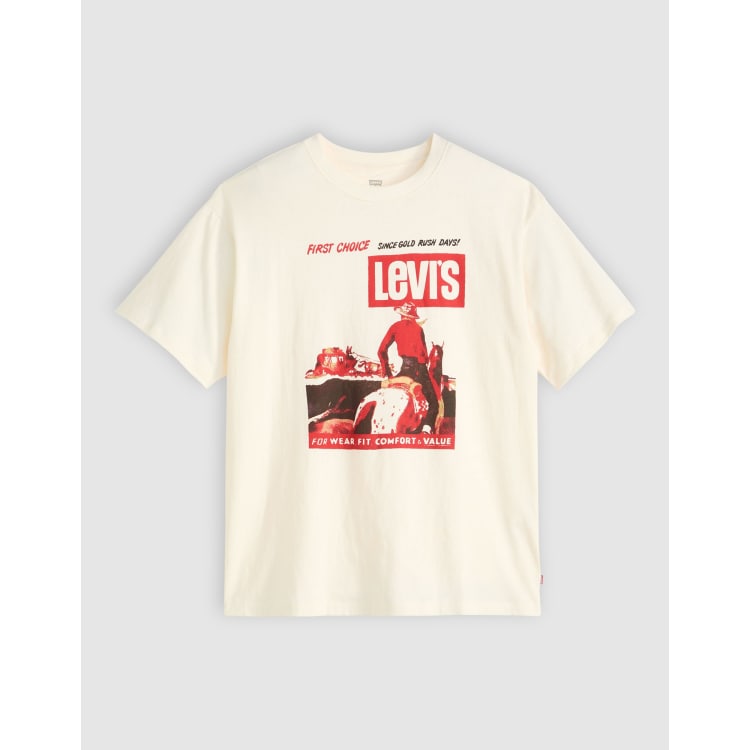 Levi's archive cowboy 1st choice print vintage oversized t-shirt