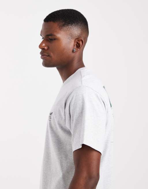 Levi's – Archive – Vintage-Oversize-T-Shirt in meliertem Grau mit 2-Pferde-Logo auf der Rückseite, 4 von 5