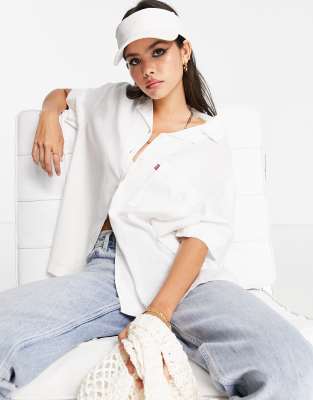 Рубашка Levis ari resort белого цвета 7990₽