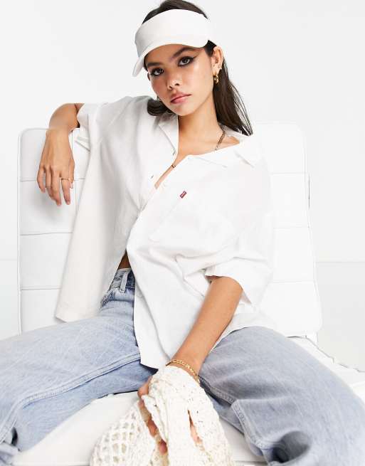 Levi's ari resort shirt in white