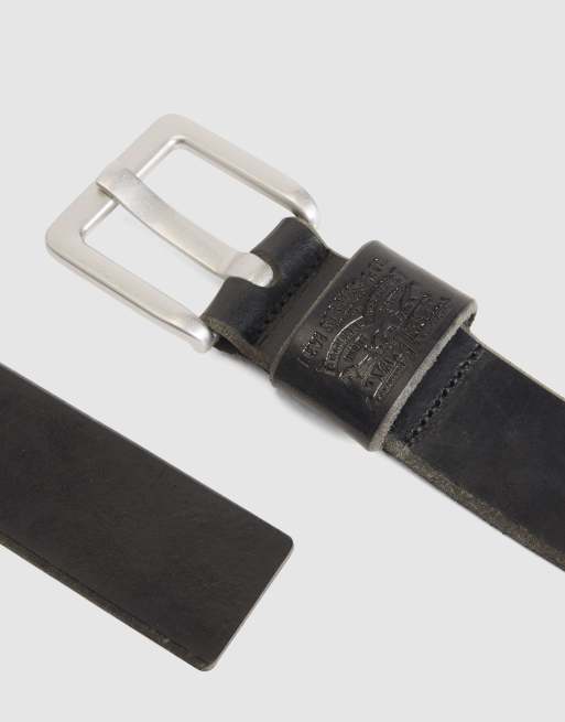 Levi's Arlo Gürtel mit breiter Dornschließe in Schwarz, 4 von 4