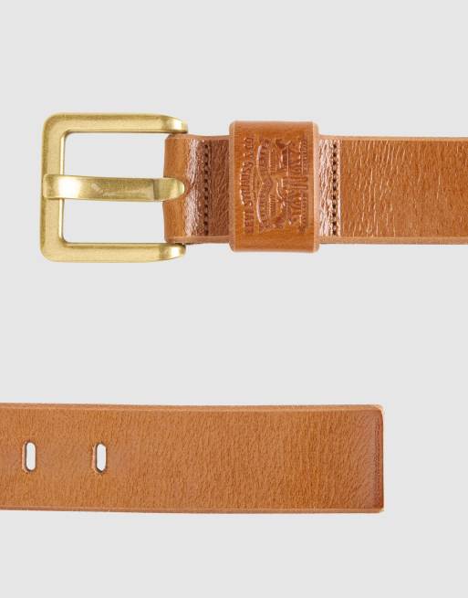 Levi's Arlo wide prong belt in brown, 2 of 4