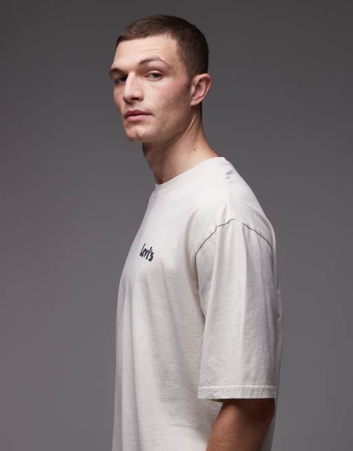 Levi's artwork back print graphic t-shirt in white, 4 of 5
