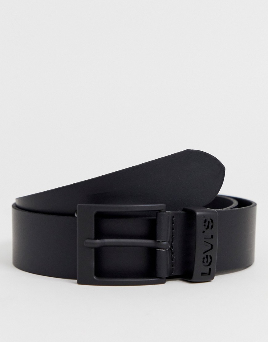 Levi's Ashland leather belt in black
