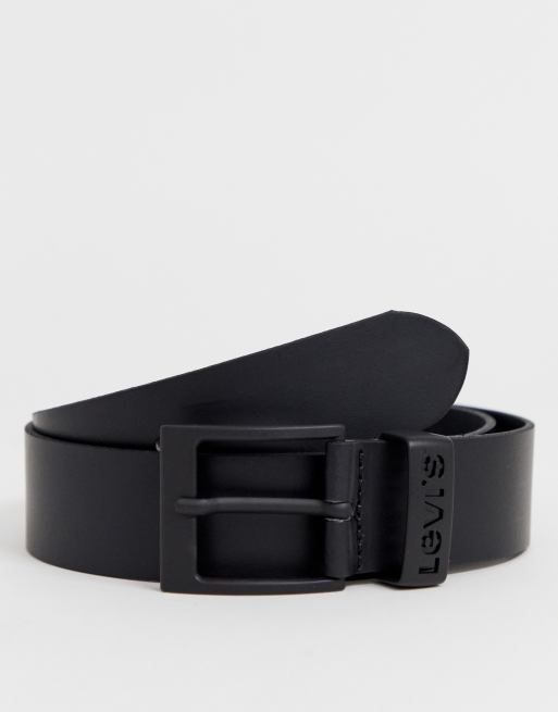 Levi's Ashland leather belt in black | ASOS