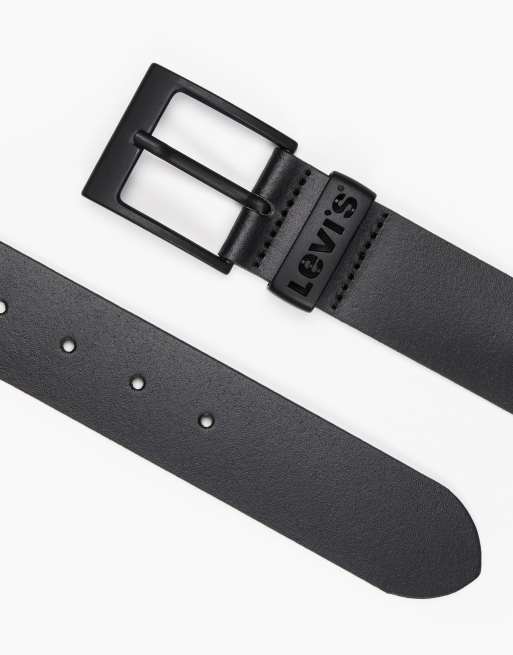 Levi's - Ashland - Sort bælte på 40 mm i læder, 2 af 2