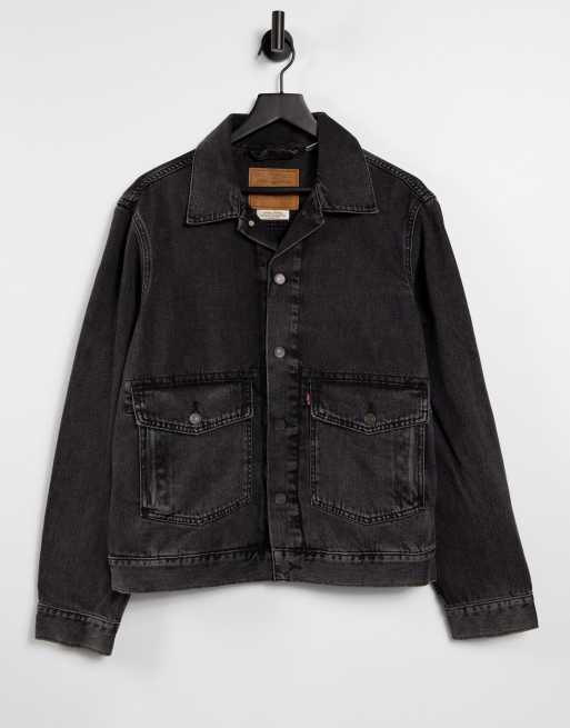 Levi's two pocket trucker jacket new arrivals