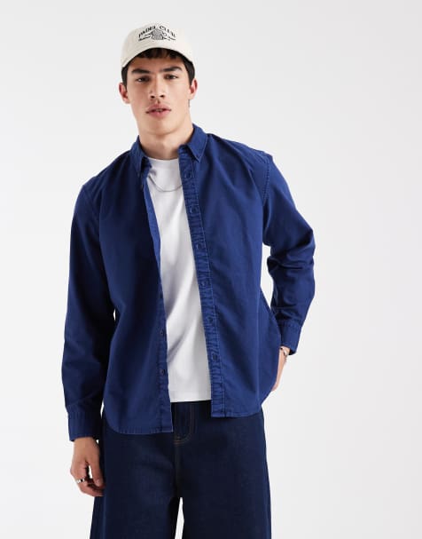 Levi's authentic button down shirt in dark blue - view 1