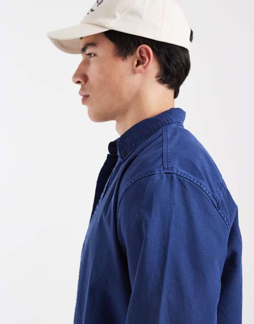 Levi's authentic button down shirt in dark blue, 5 of 5