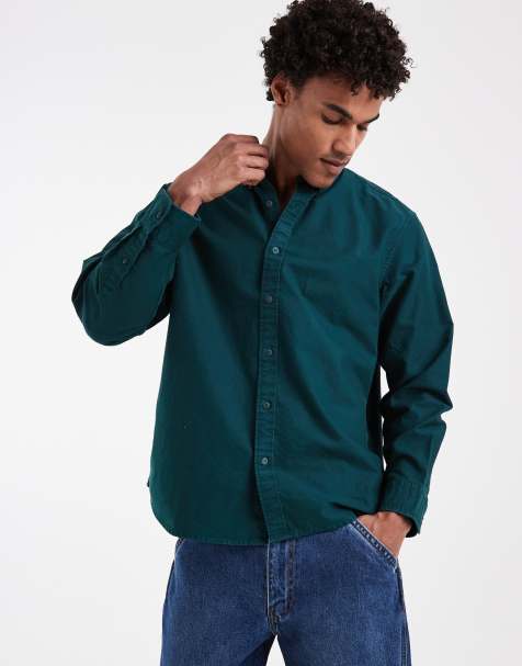 Levi's authentic button down shirt in green - view 1