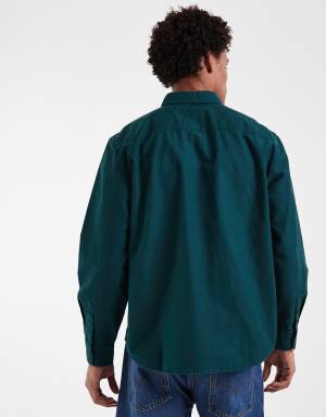 Levi's authentic button down shirt in green