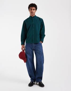 Levi's authentic button down shirt in green