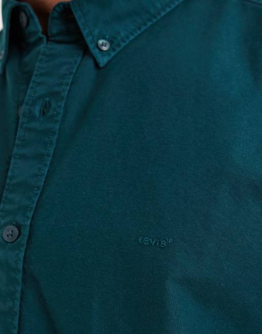 Levi's authentic button down shirt in green, 5 of 5