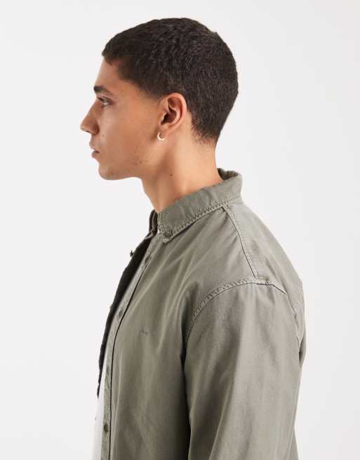 Levi's - Authentic - Camicia a maniche lunghe kaki, 4 di 5
