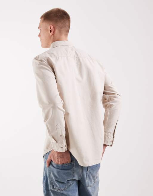 Levi's - Authentic - Cremehvid skjorte med knapper, 4 af 5