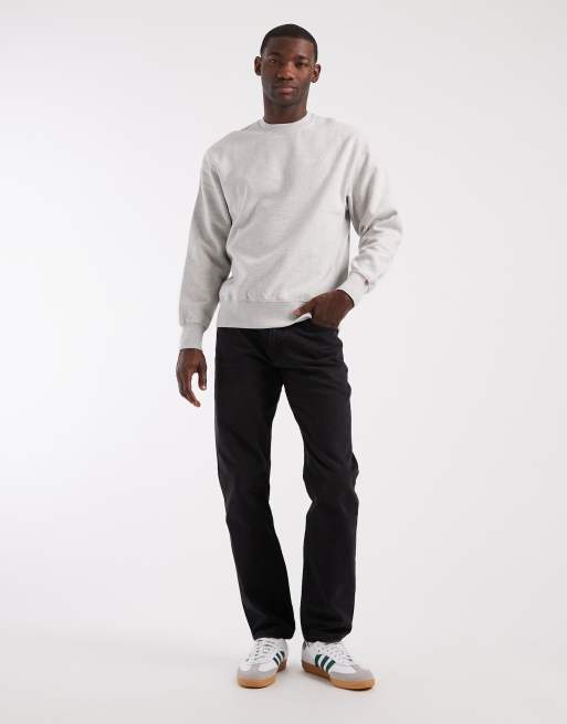 Levi's authentic garment dye crew sweatshirt in light grey, 2 of 5