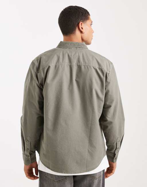 Levi’s – Authentic – Koszula z długim rękawem w kolorze khaki, 3 z 5