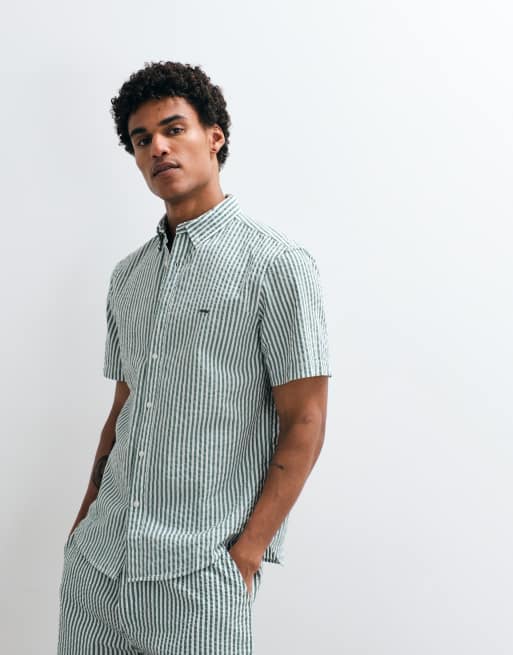 Levi's – Authentic – Koszula z krótkimi rękawami w zielone paski, część zestawu, 4 z 7