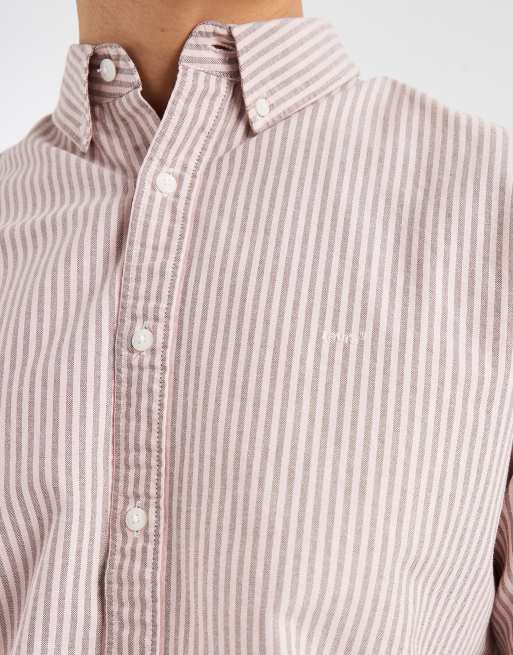 Levi's – Authentic – Langärmliges Hemd in Rot gestreift, 3 von 5