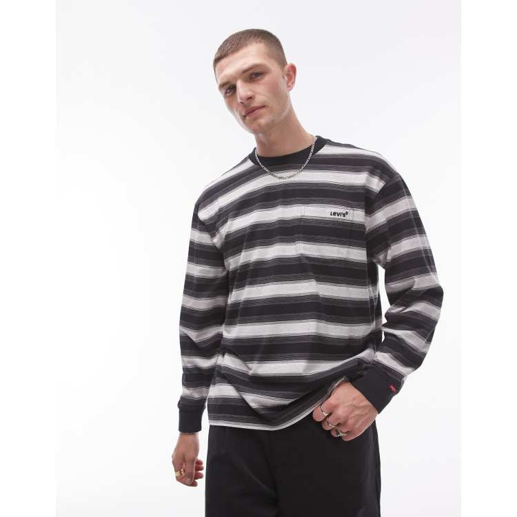 ★送料・関税込★CRITIC★POCKET STRIPE LONG SLEEVE.S★Tシャツ MUSINSA | MAISON MINED POCKET STRIPE LONG SLEEVE T SHIRT BLACK
