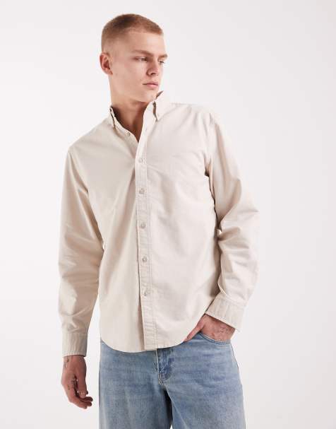 Levi's - Authentic - Overhemd met knoopsluiting in crème - view 1