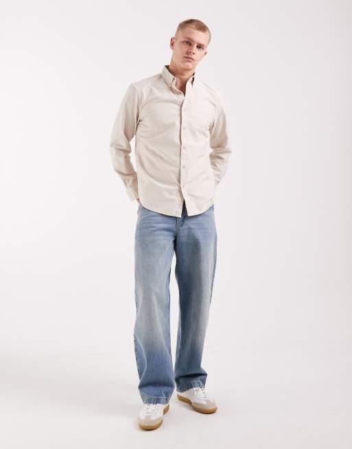 Levi's - Authentic - Overhemd met knoopsluiting in crème, 2 van 5