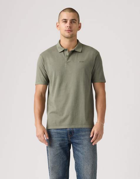 Levi's - Authentic - Polo in groen - view 1
