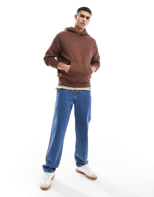 Levi's New Original Sweatshirt Hoodie Mannen, Mineral Black, XXL