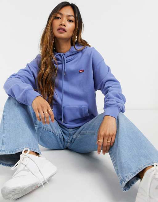 Levi's baby logo hoodie in corn blue | ASOS