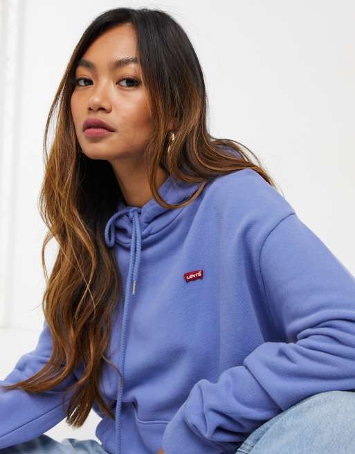 Blue levi outlet hoodie