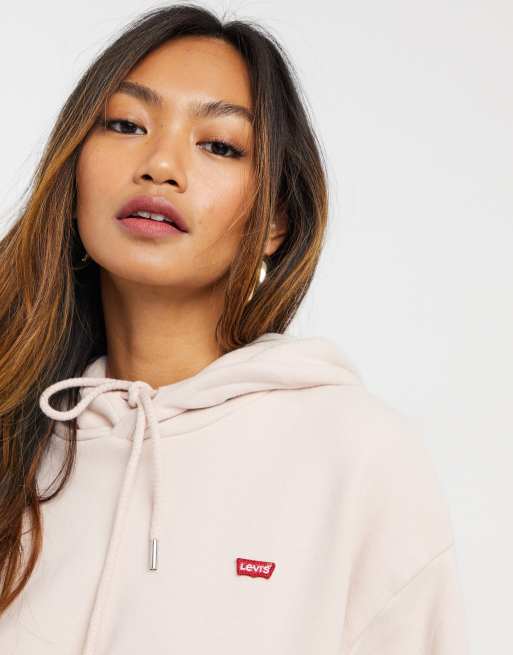 Levi s baby logo hoodie in sepia rose