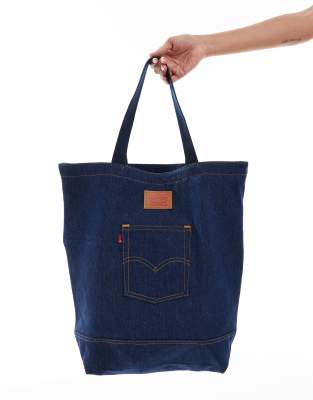 LEVI'S BACK POCKET DENIM TOTE BAG 