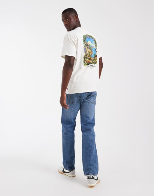 Levi's back print graphic t-shirt in white, 5 of 5