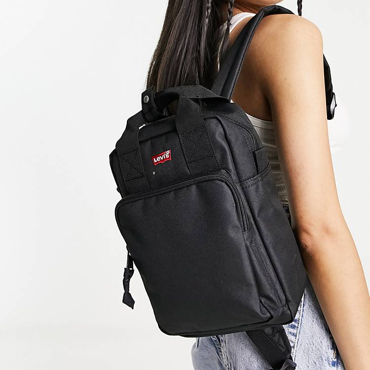 Levi's backpack in black with batwing logo | ASOS